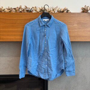 2 Xirena Scout Shirt Cotton Gauze Crinkled, Size XS